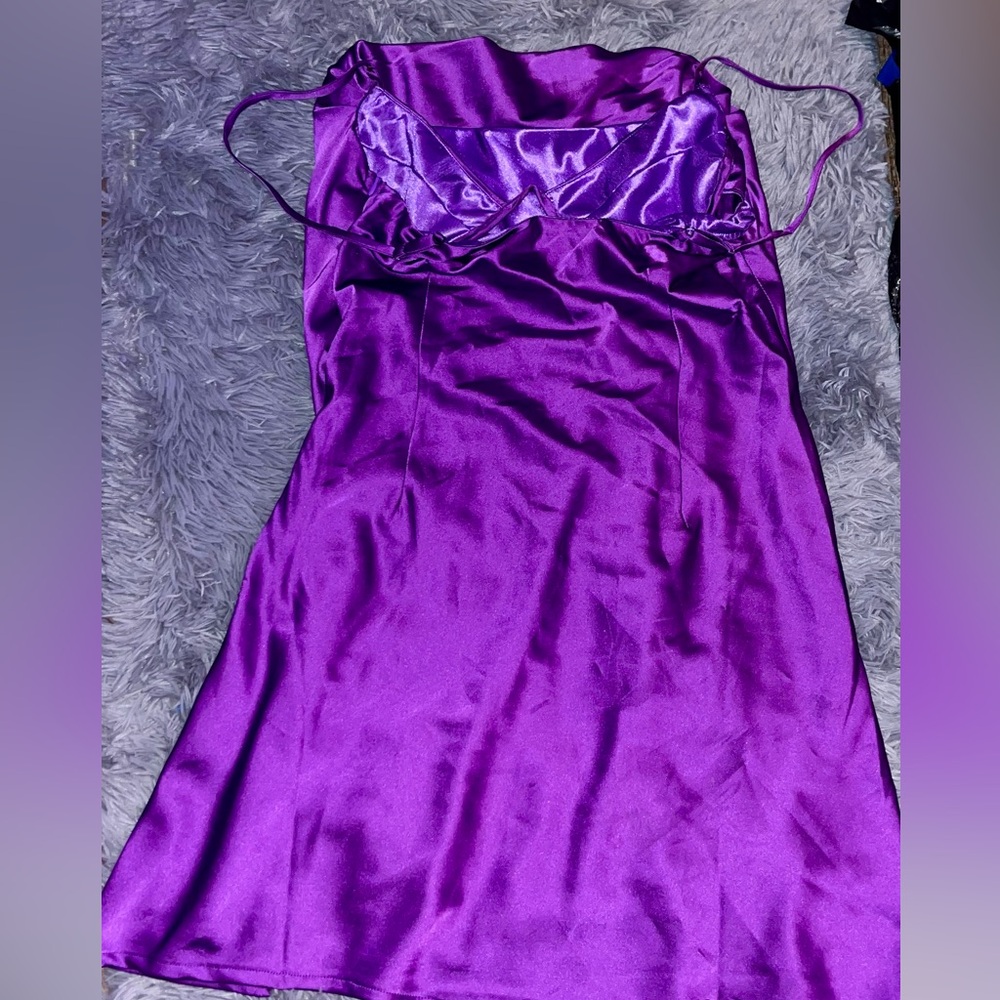 Hello Molly Before Sunrise Dress Purple Large - Picture 3 of 4